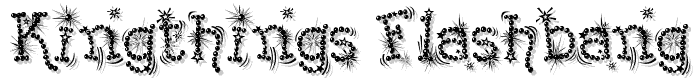 Kingthings Flashbang font